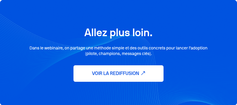 Allez plus loin.